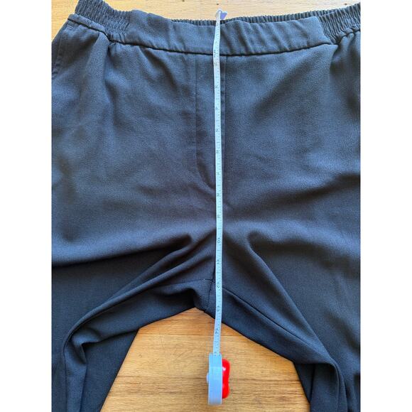 Anthropologie Black Essential Pull On Trousers Pants Slacks Sz M Classic Work - Picture 11 of 13